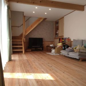 無垢の床を使ったリフォーム